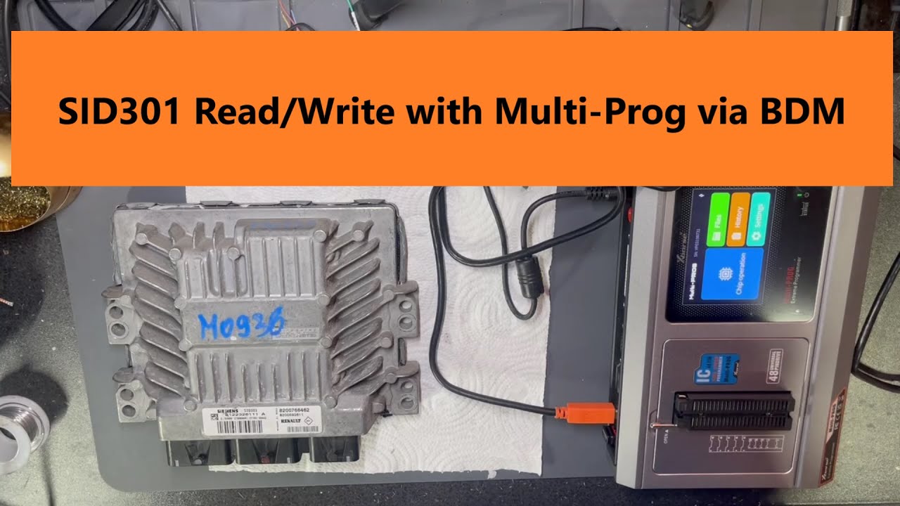 Xhorse Multi-Prog read SID301 via BDM