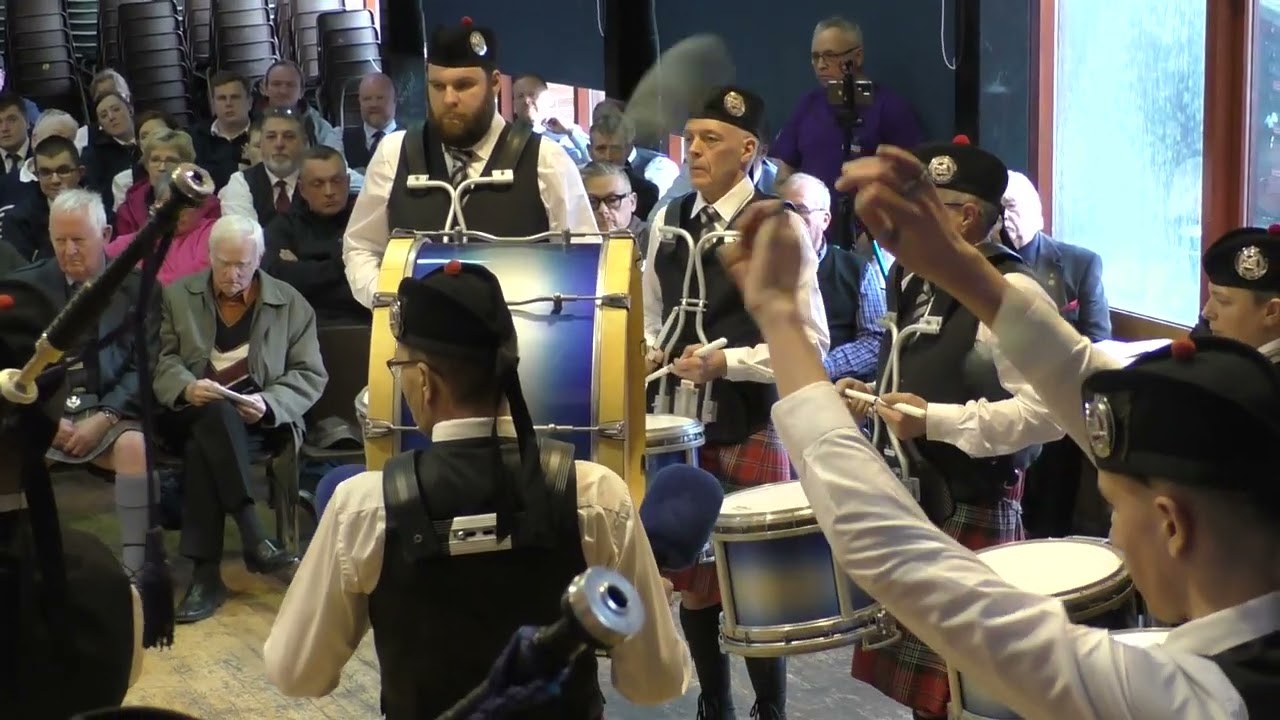Ayr Pipe Band Society Grade 2.Sanquhar Pipe Band Competition 2024