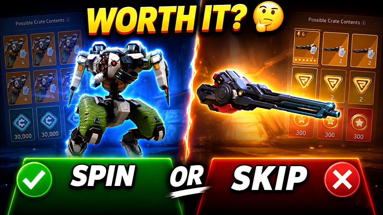 New Eclipse Mech & Tetra Rifle 6 Crate Rush Review 🚨 Should You Spin or Skip? | Mech Arena