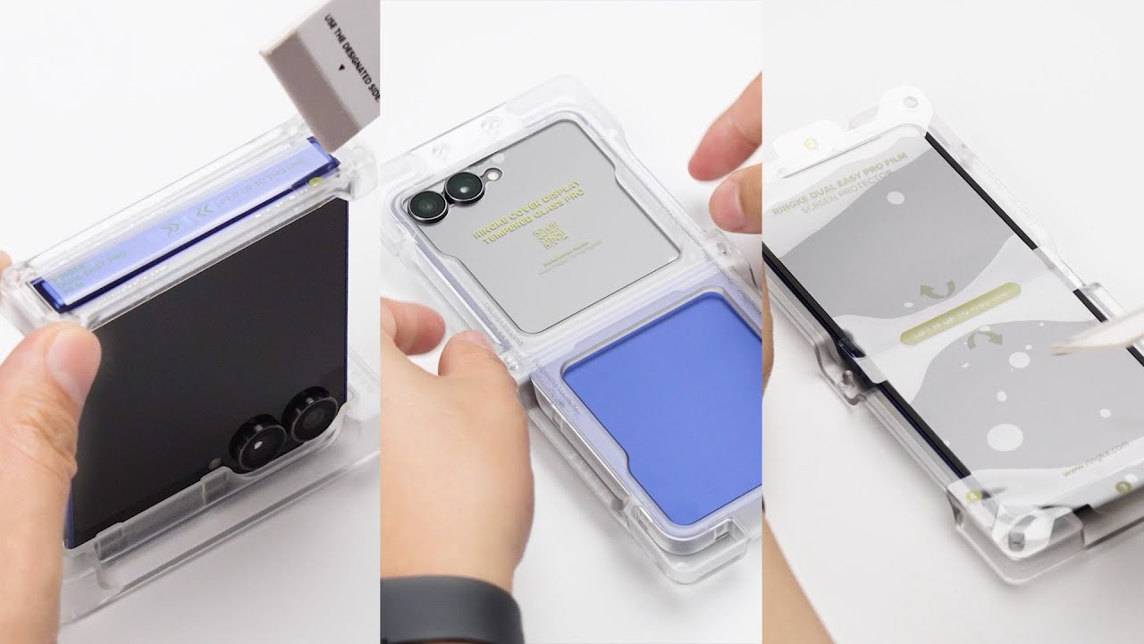 Galaxy Z Flip 7 | Ringke 3-in-1 Protector Pro - Installation Guide