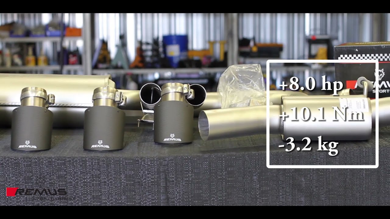 2017 VW GOLF R - REMUS EXHAUST - JRP