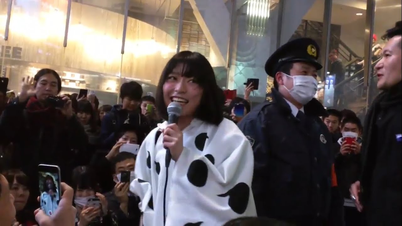 Sayuri's interrupted performance (Shibuya, 2016)