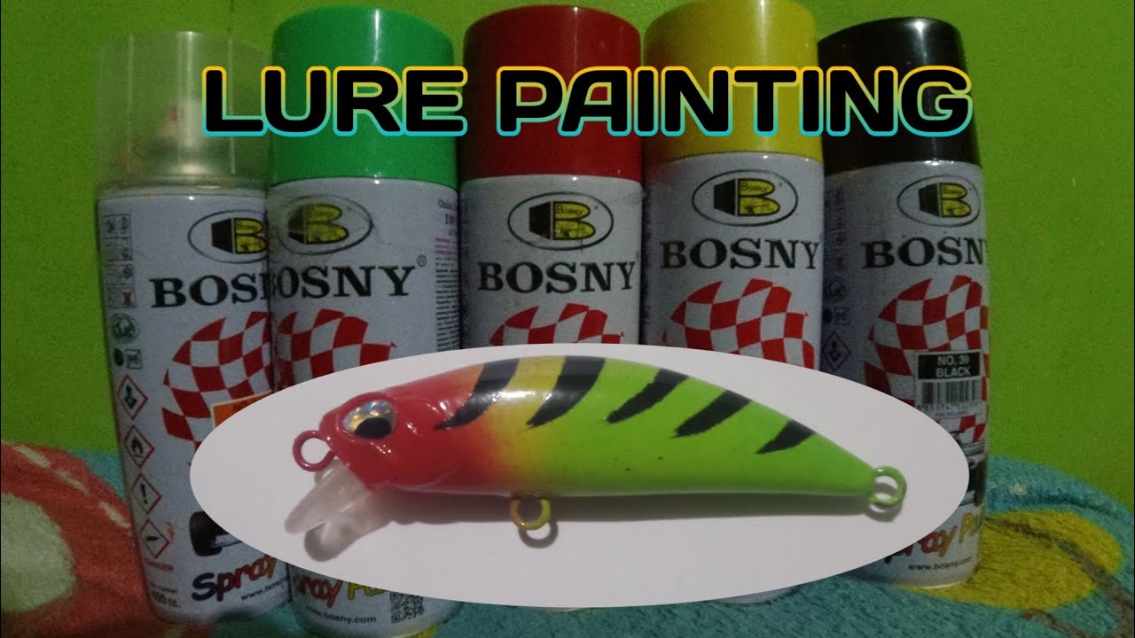 Ep18: LURE Painting using Spray Paint|DIY Lure Painting