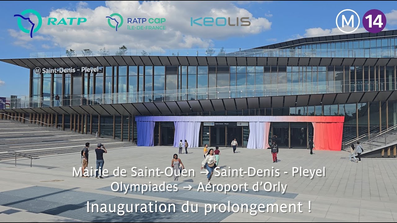 [RATP] Inauguration du double prolongement de la ligne 14 !