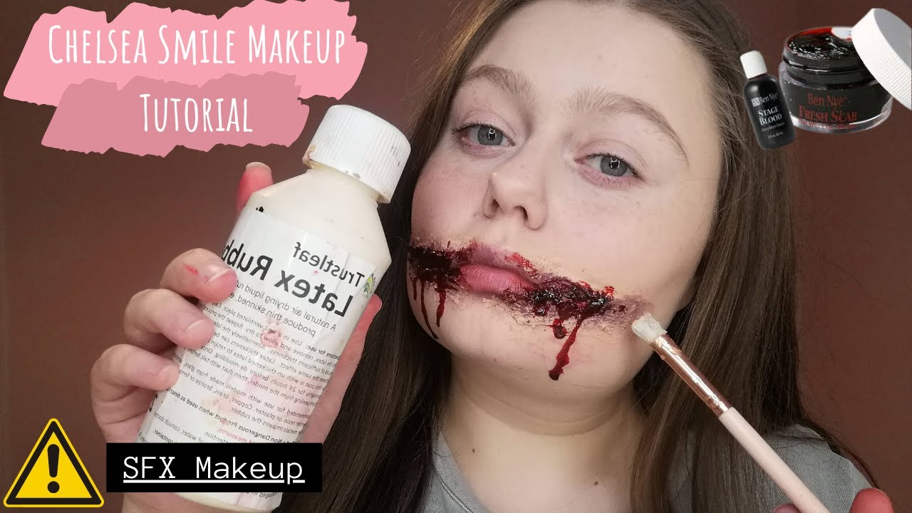 CHELSEA SMILE | RIPPED MOUTH | SPECIAL EFFECTS MAKEUP TUTORIAL | SFX