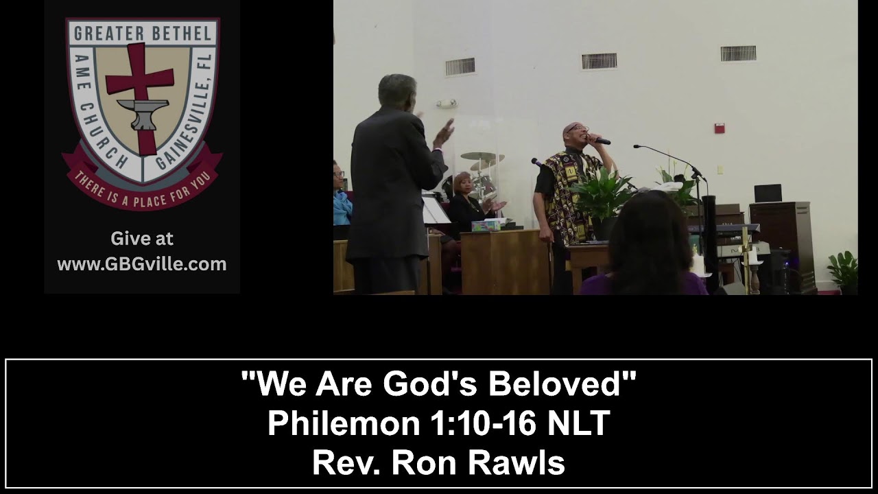 We Are God's Beloved By Rev. Ron Rawls