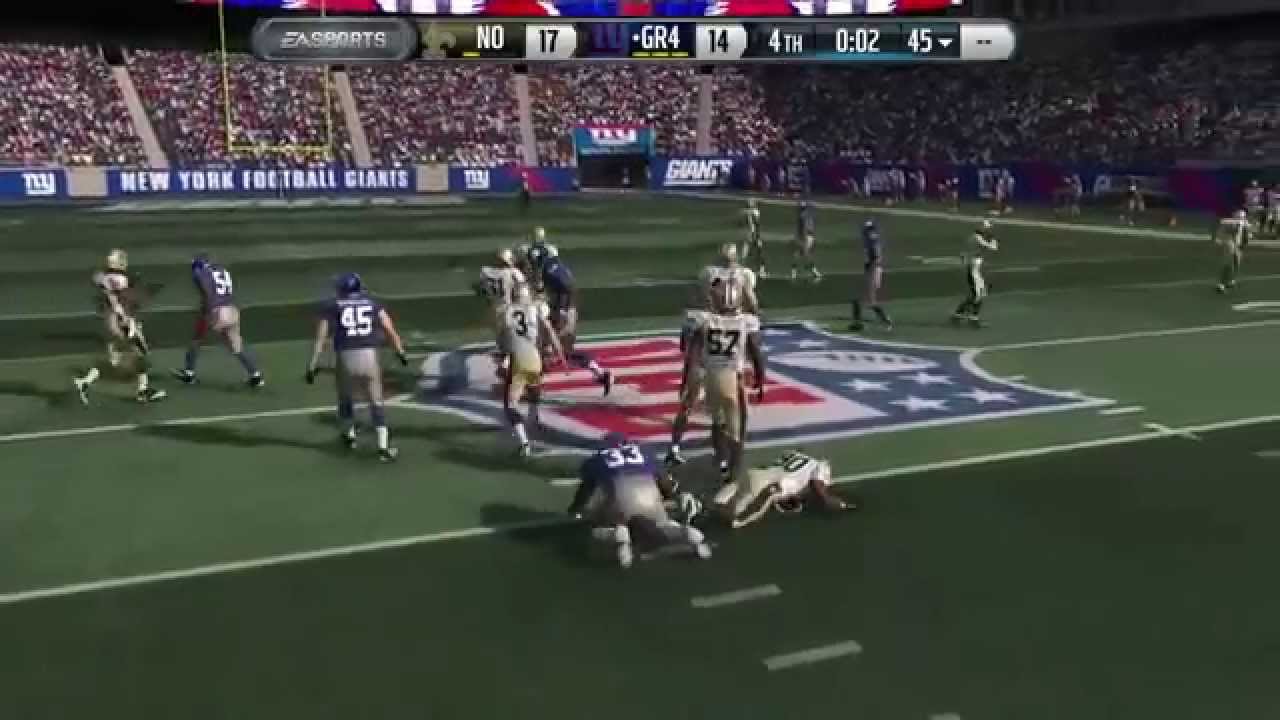 Madden 15 (XB1) Hail Mary to Win All Madden Difficulty