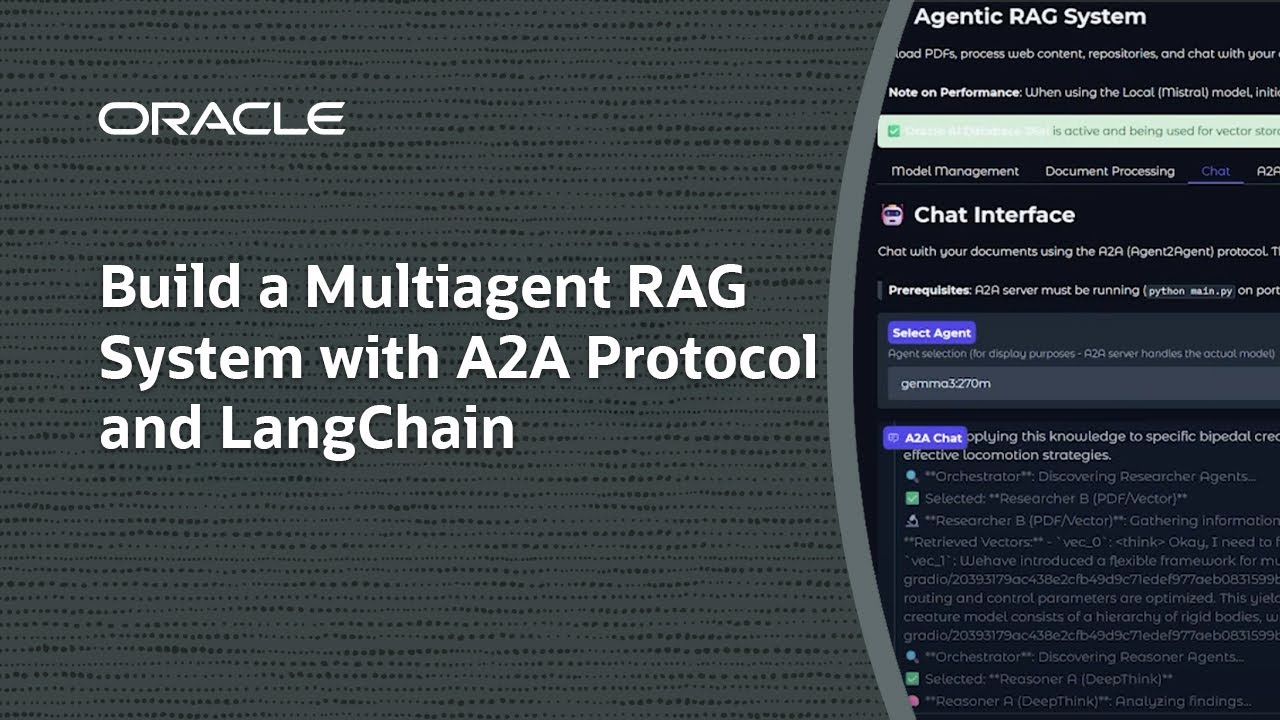 Build a Multi Agent RAG system with A2A Protocol and LangChain