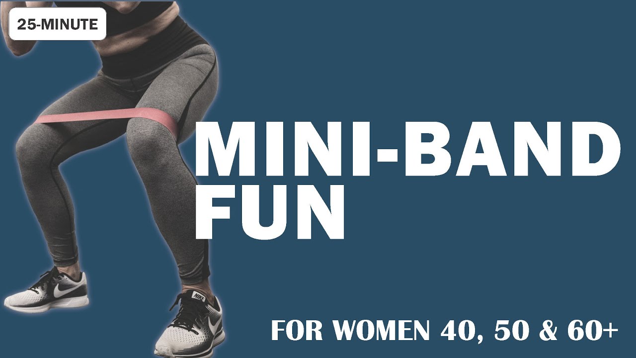 Low Impact Booty Band Cardio for Women Over 40