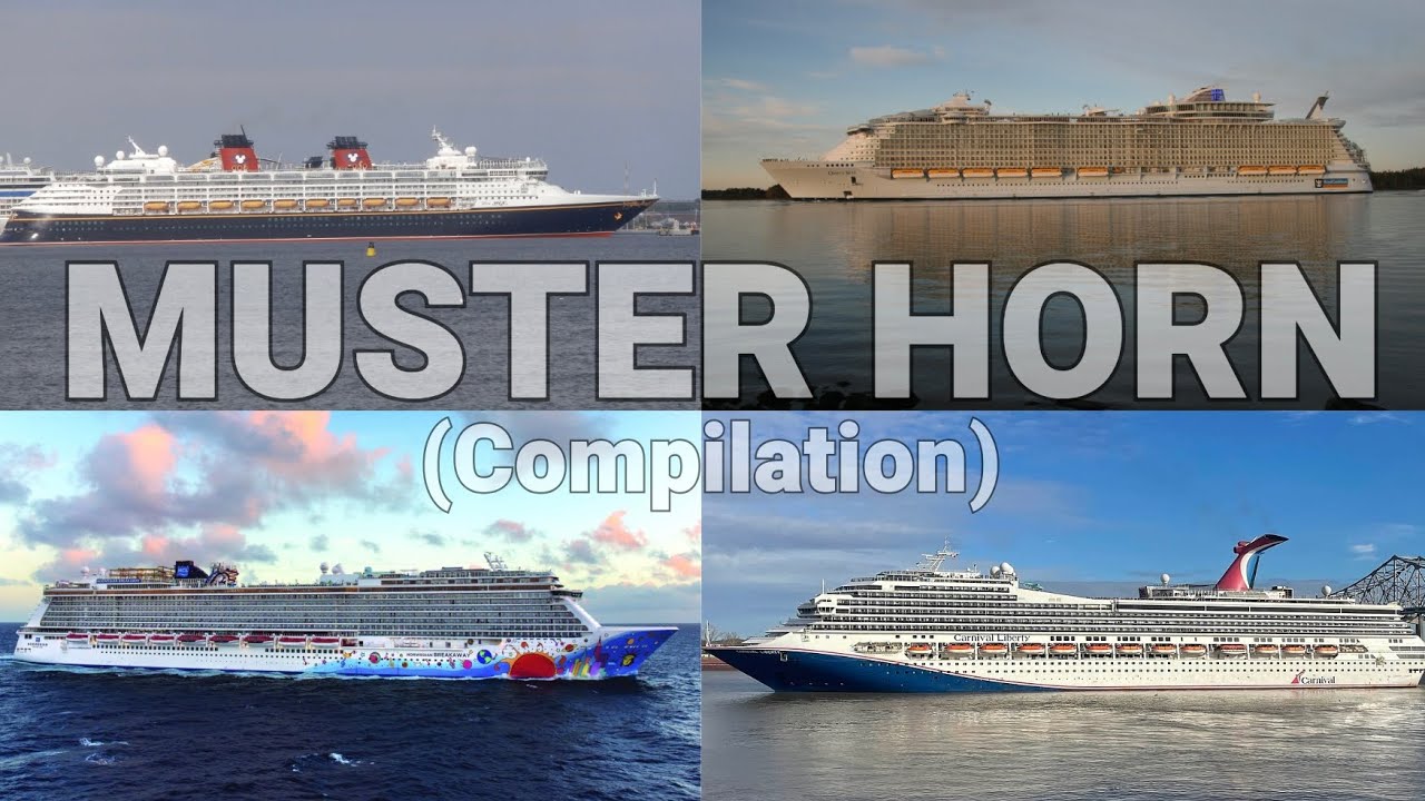 Cruise Ship Muster Horns (Compilation)