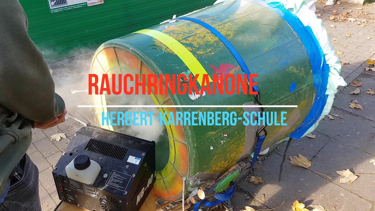 Rauchring - Kanone / Smoke Ring Cannon