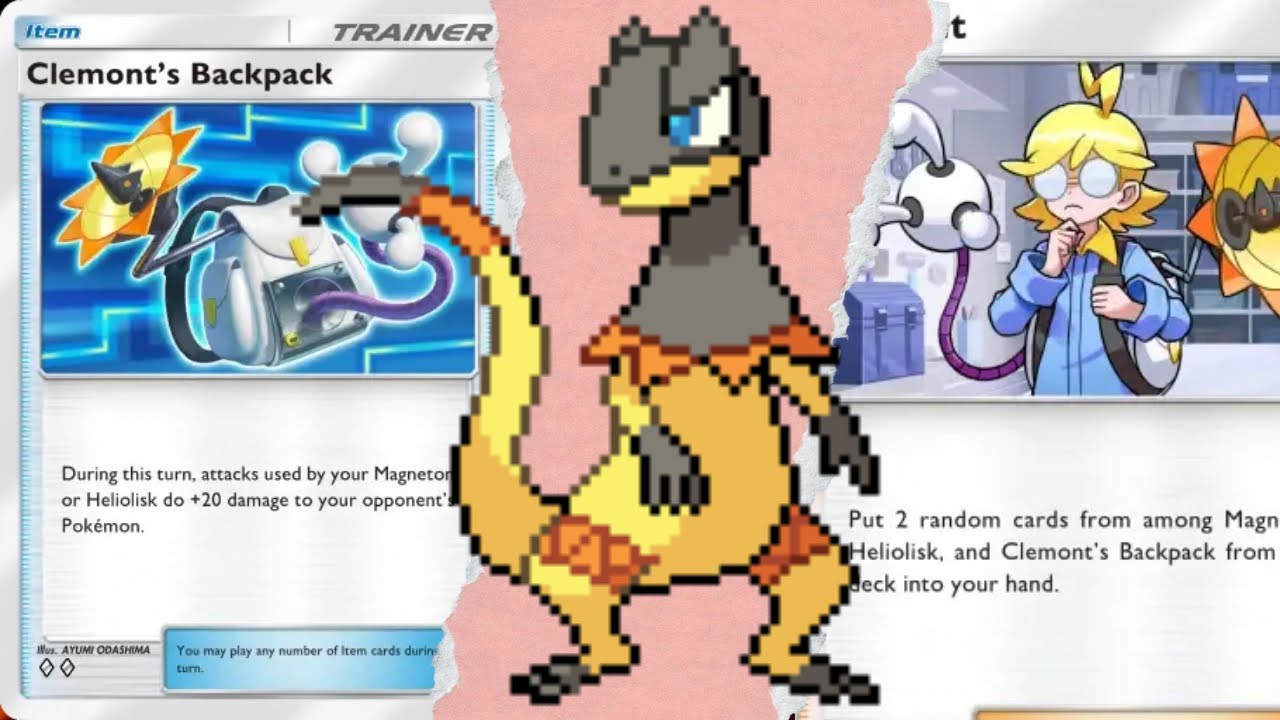 Heliolisk + Clemont ⚡  Deck Gameplay | Pokémon TCG Malayalam