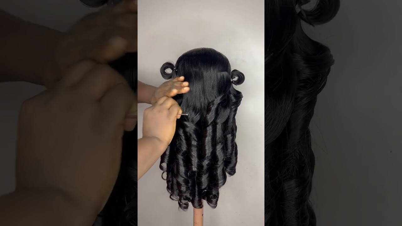 Get to know me + style a wig frontal unit with me | Full wig styling process