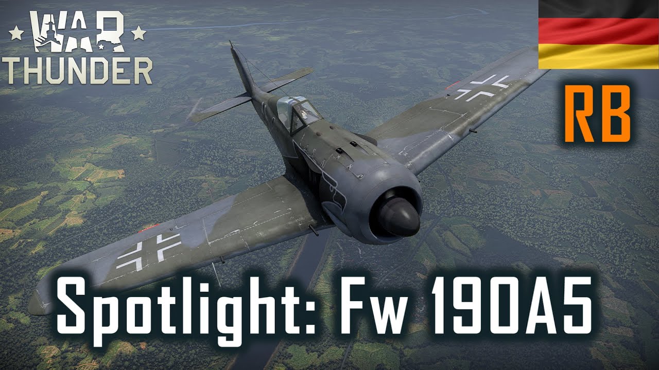 Fw 190A5 - Spotlight -  War Thunder Realistische Schlachten - Deutsch