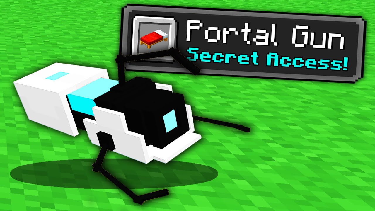 I Secretly Used PORTAL GUNS in Minecraft Bedwars..