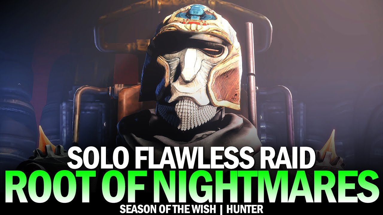 Solo Flawless Root of Nightmares Raid on Hunter [Destiny 2]