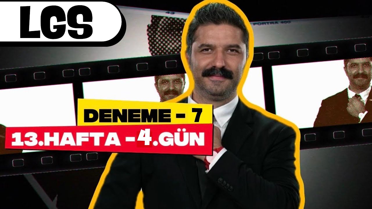 LGS Denemesi - 7 | 13.Hafta - 4.Gün | RÜŞTÜ HOCA