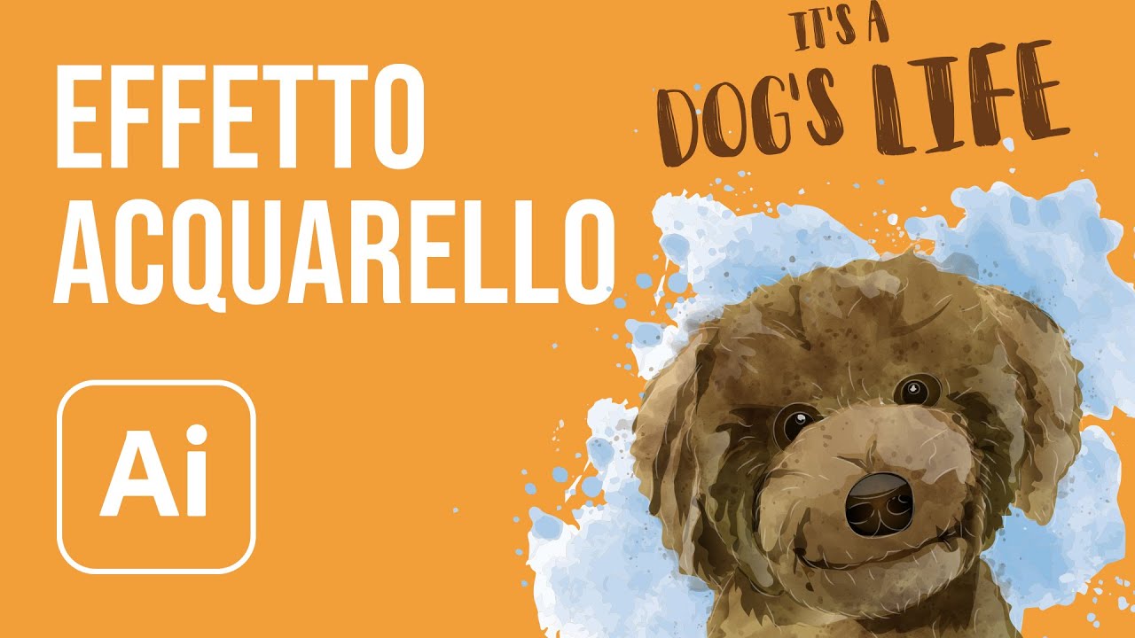 Creare un'illustrazione con Effetto Acquarello in Illustrator