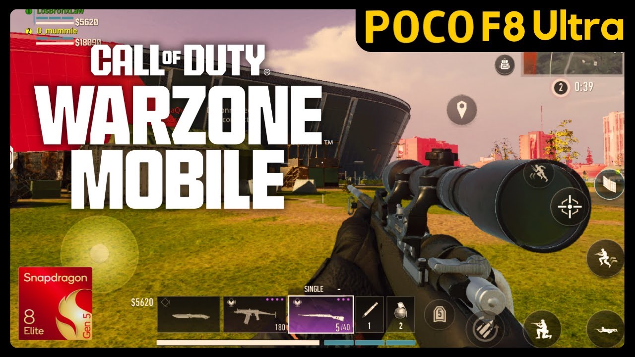 COD&reg;: Warzone&trade; Mobile | Xiaomi Poco F8 Ultra | 16/512 | Snapdragon 8 Elite Gen 5 | Max Settings