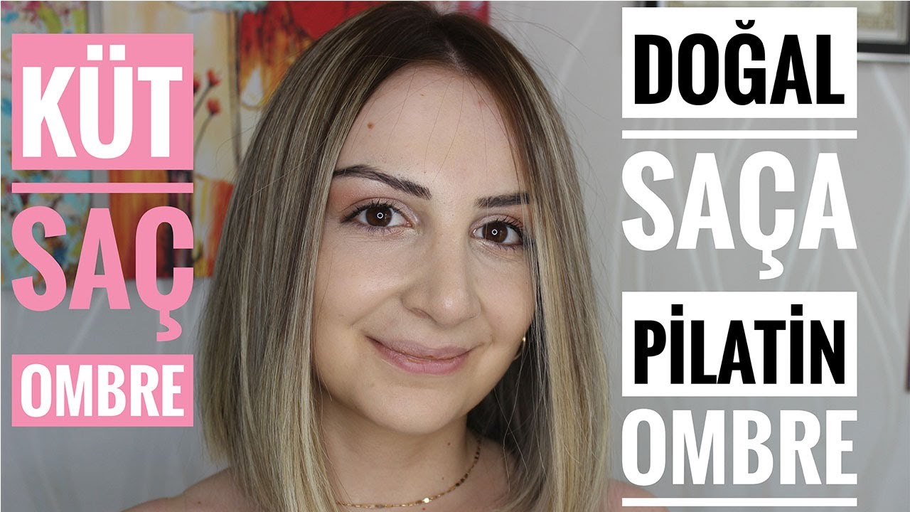 ombre ve cila işlemi doğal saça ombre/Ombre and polish process