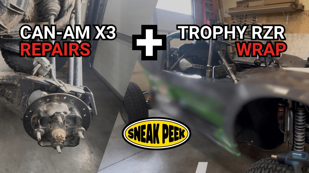X3 Max Maintenance for a Customer: Bearings + A-Arm Bushings | Mint 400 TrophyRZR Wrap Tease