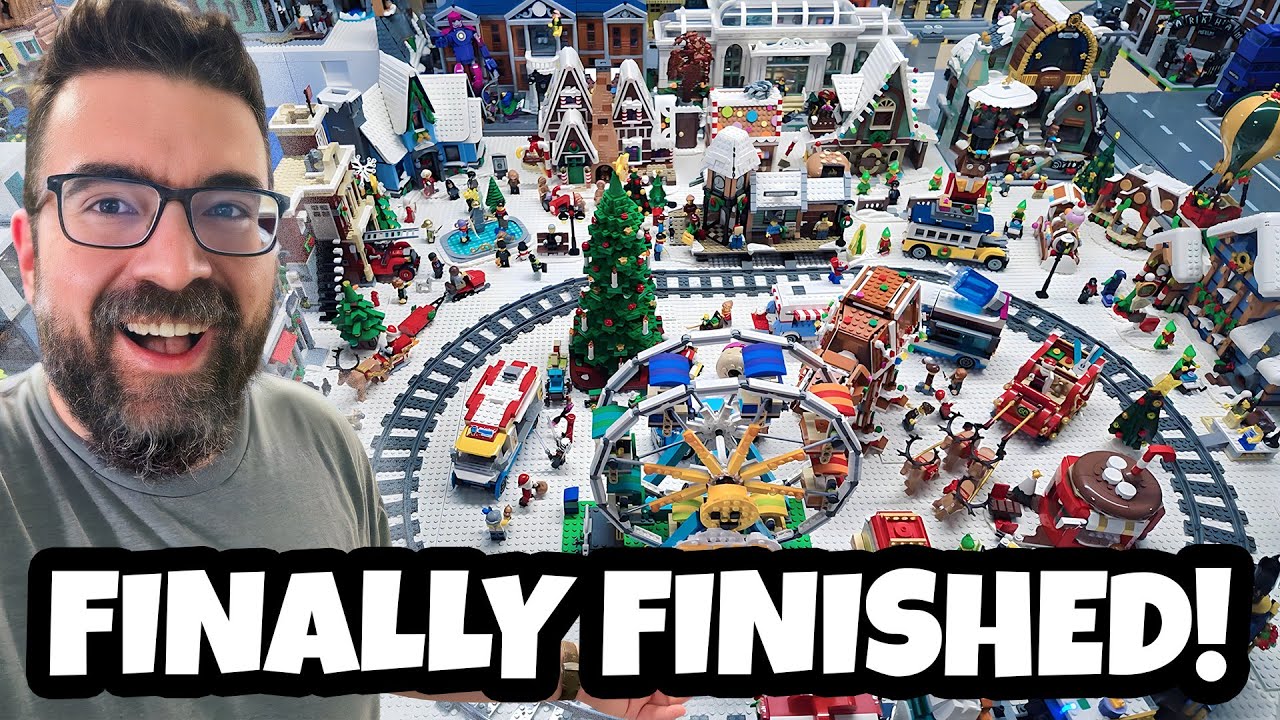 I Finally Finished My LEGO Winter Village ❄️🎄