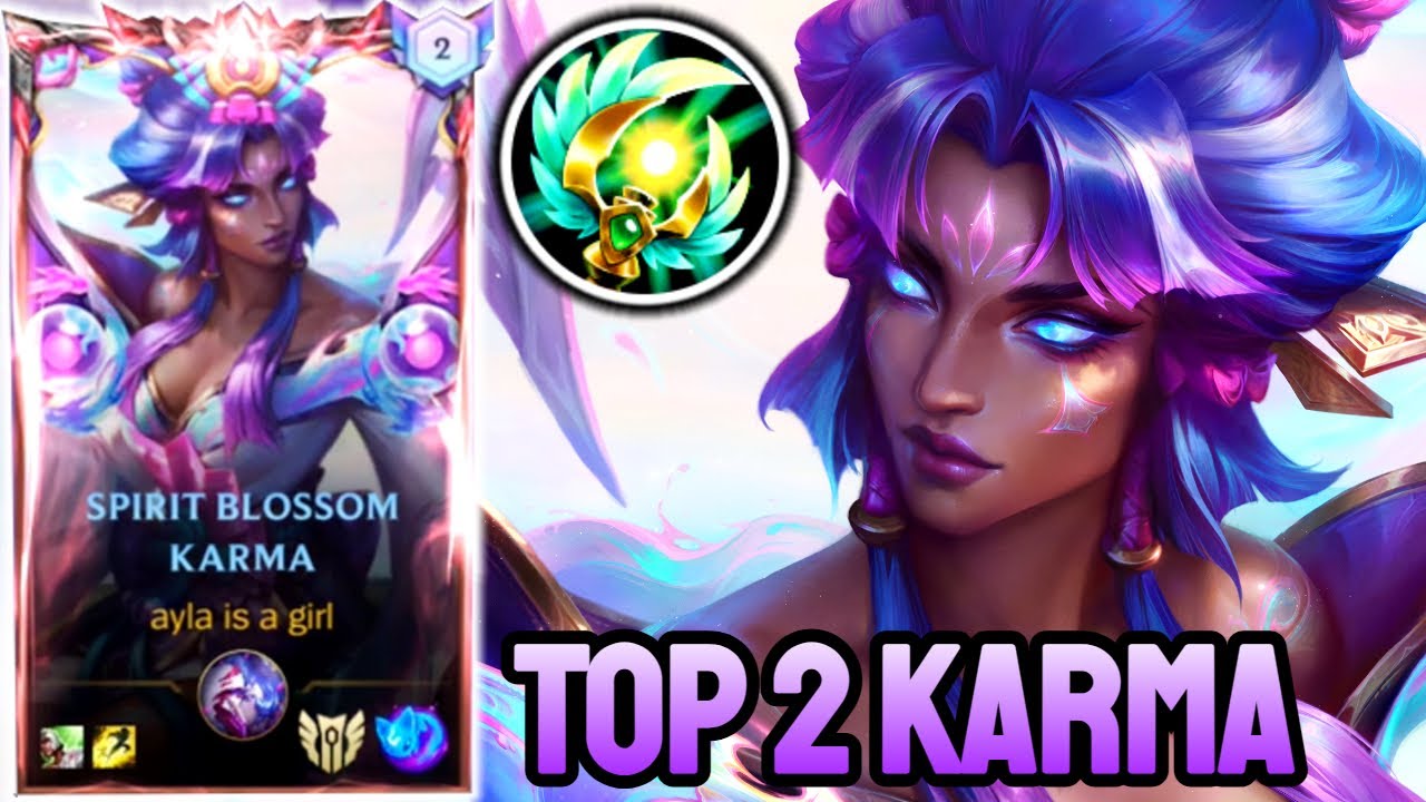 WILD RIFT KARMA -TOP 2 KARMA GAMEPLAY - GRANDMASTER  RANKED
