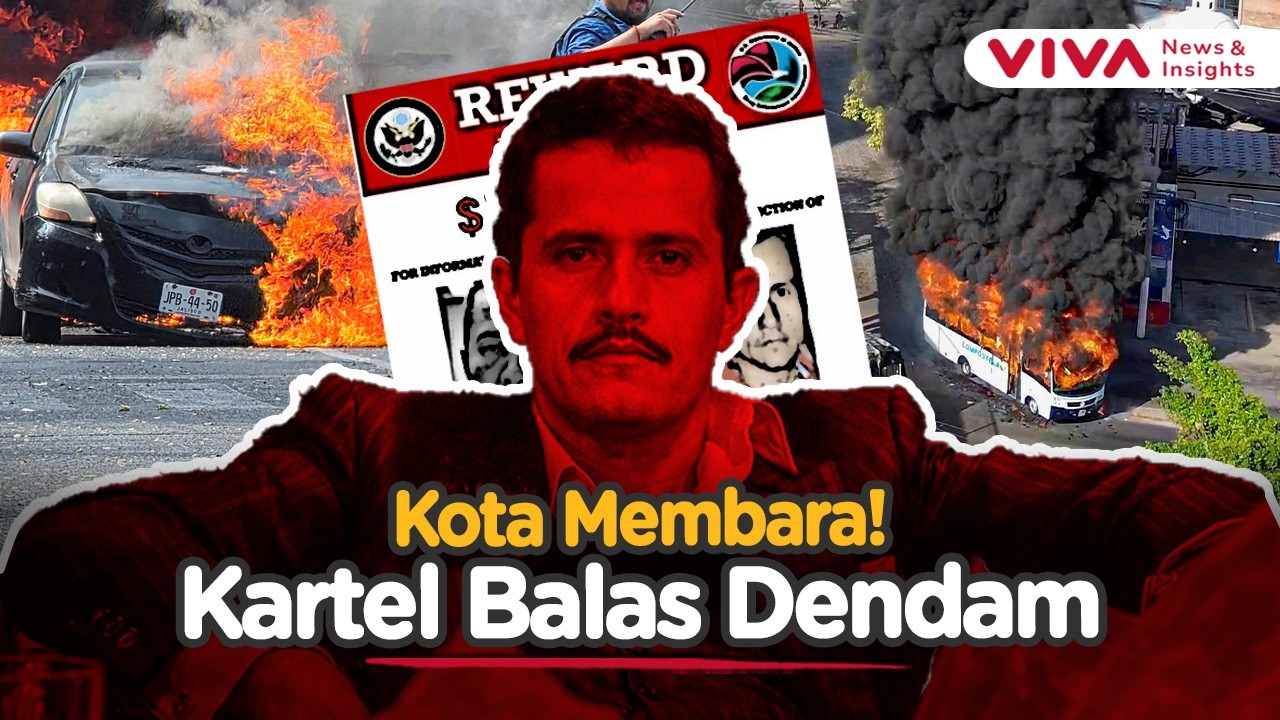 Kartel Mengamuk! Penampakan Meksiko Berantakan Usai Operasi Militer