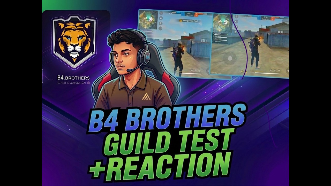 1 VS 4 GUILD TEST with subscribers |B4VIgaming| #freefire #zerroxff #shortsfeed