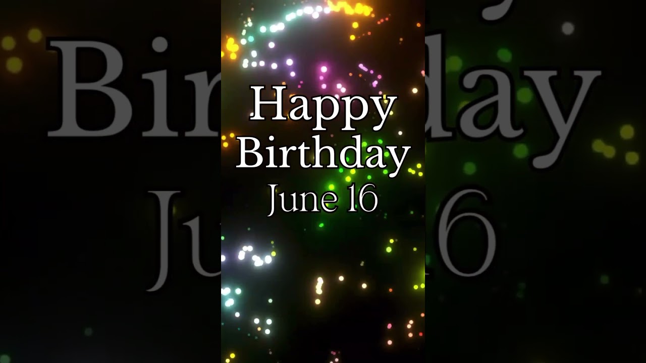 Happy Birthday! June 16 #happybirthday #highvybessociety #junebirthday #june16 #june16th