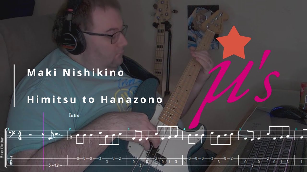 Maki Nishikino - Himitsu to Hanazono | Bass Cover & Play-Along TAB