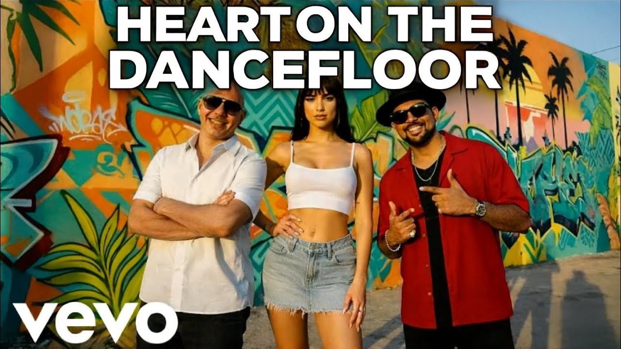 Enrique lglesias ×Ava Max × pit bull -heart on the dancefloor (official lyrics)
