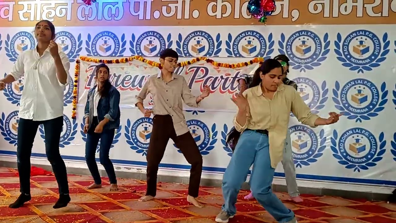 fairwell party 2025 Rao Sohan Lal College Neemrana