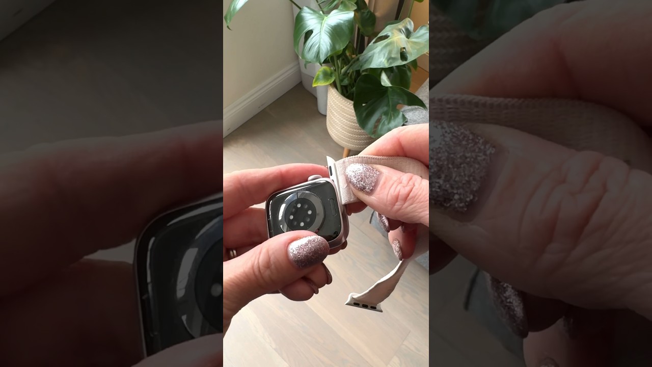 Easy way to clean your Apple Watch Strap (Light Pink Sport Loop)