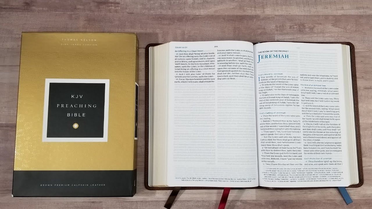 Thomas Nelson KJV Preaching Bible Review