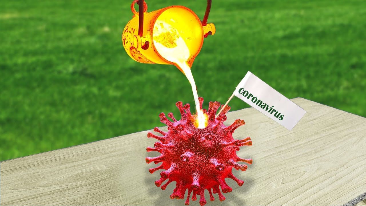 Experiment: Lava vs Coronavirus