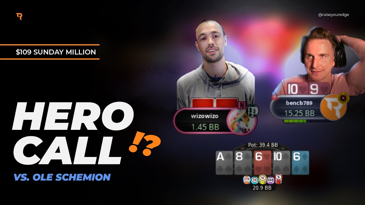 TOUGH SPOT vs Ole Schemion In The SUNDAY MILLION?! | Twitch Poker Highlights