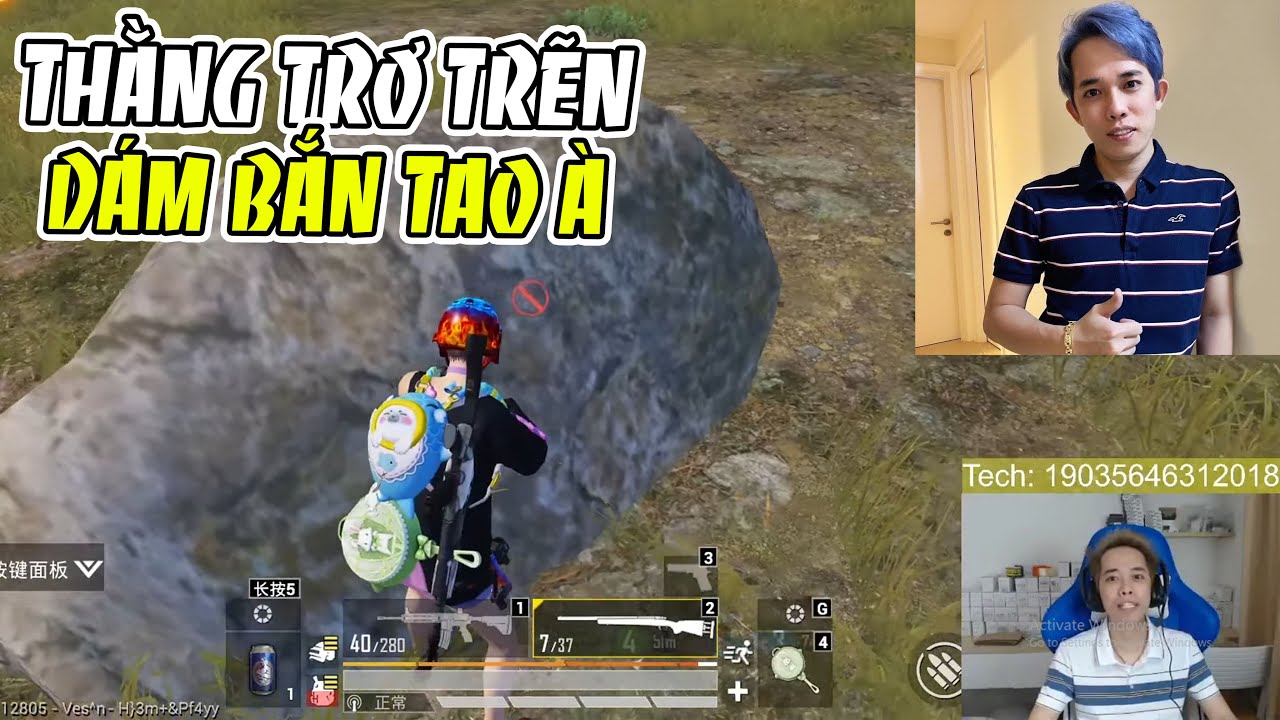 Nam Blue | THẰNG TRƠ TRẼN N&Agrave;Y D&Aacute;M BẮN TAO LU&Ocirc;N &Agrave; | PUBG Mobile