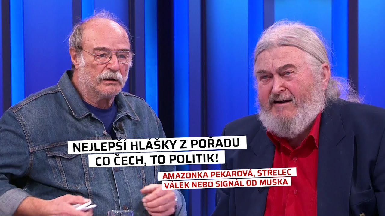 Hlášky z Co Čech, to politik!: Amazonka Pekarová, střelec Válek nebo signál od Muska