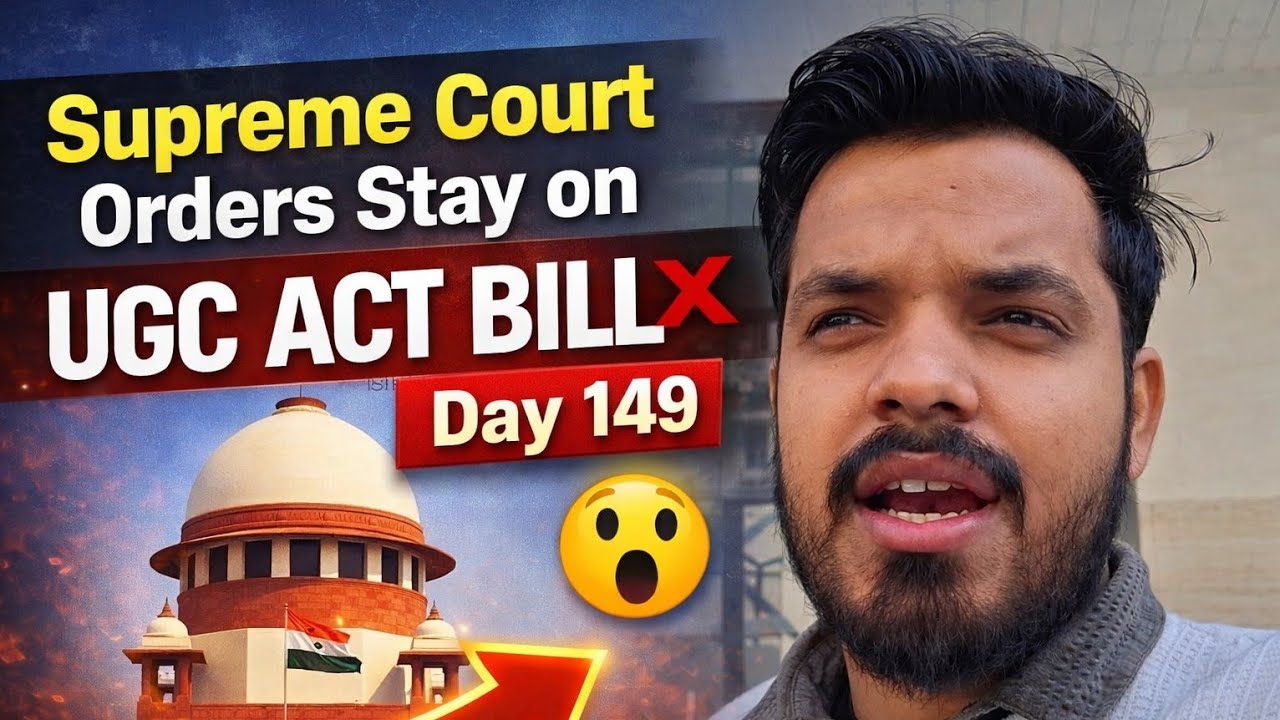 Supreme Court Orders Stay on UGC Act Bill 😮 | Day 149