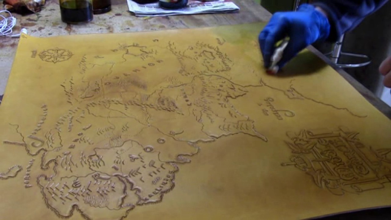 Repoussage de la carte de la terre du milieu