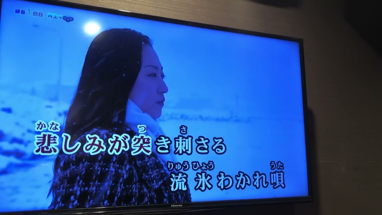 冬の曲を歌いたくなり、浅田あつこさんの🎤流氷わかれ唄歌ってみました‼️良かったらお聞き下さい‼️