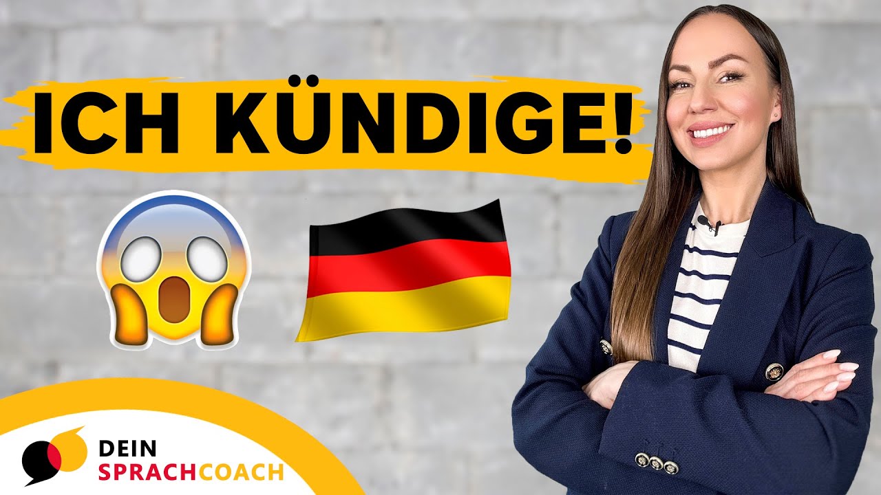 VERTRÄGE KÜNDIGEN auf Deutsch🇩🇪 (Deutsch für Fortgeschrittene | Deutsch lernen | besser schreiben)