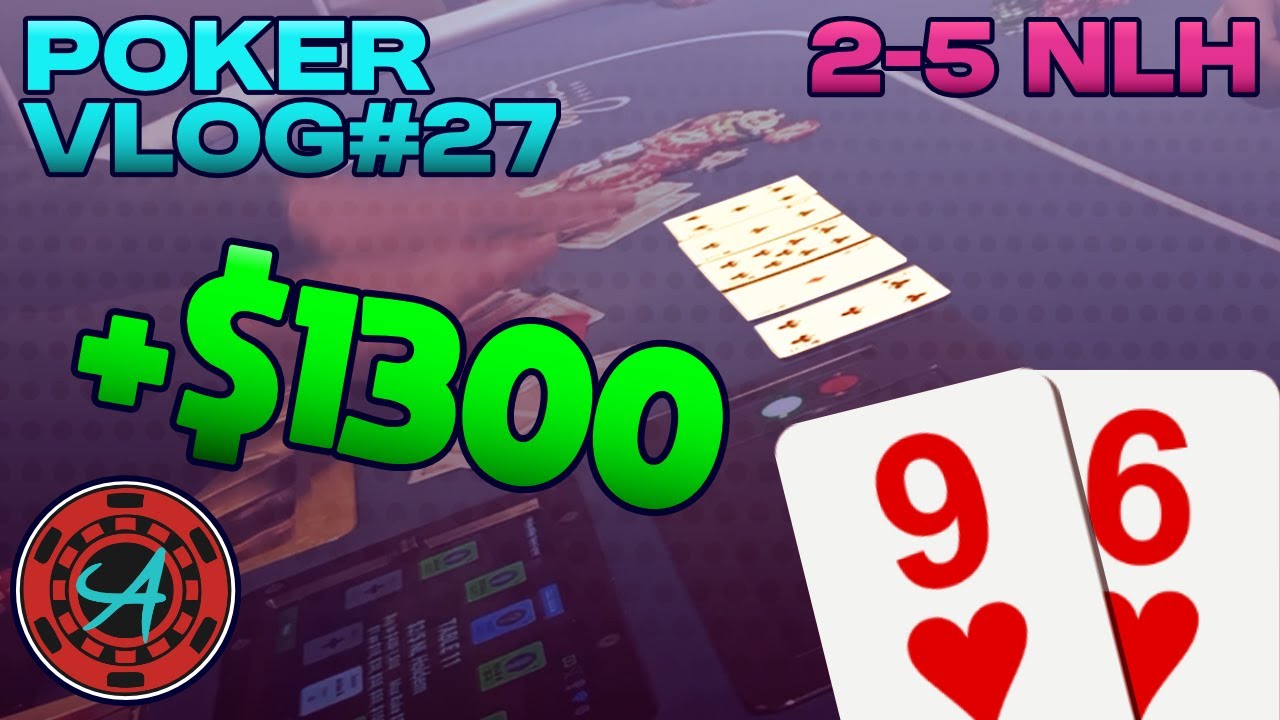 How to properly set up a RIVER BLUFF! AK hitting flops back to back?! | 2-5 NLH | Poker Vlog #27