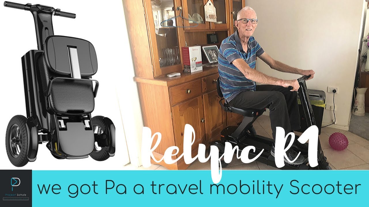 We got Pa a Travel mobility Scooter - it folds up!