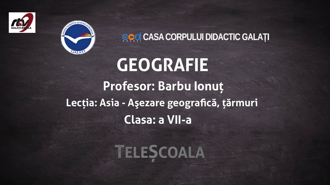 Geografie - Clasa 7 - ''ASIA''