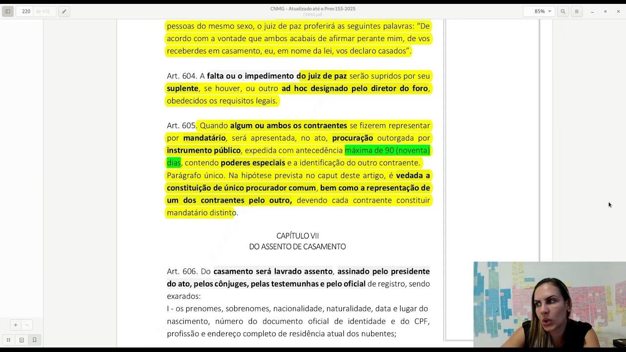 CNMG – Provimento Conjunto 93/2020 Artigos 555 - 605