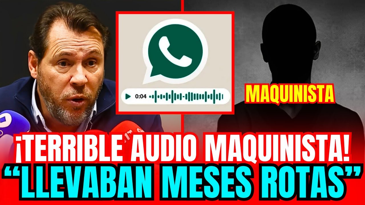 💥&iexcl;HACE 3 MINUTOS! &Oacute;SCAR PUENTE P&Aacute;LIDO por TERRIBLE AUDIO MAQUINISTA tras ACCIDENTE ADAMUZ C&Oacute;RDOBA