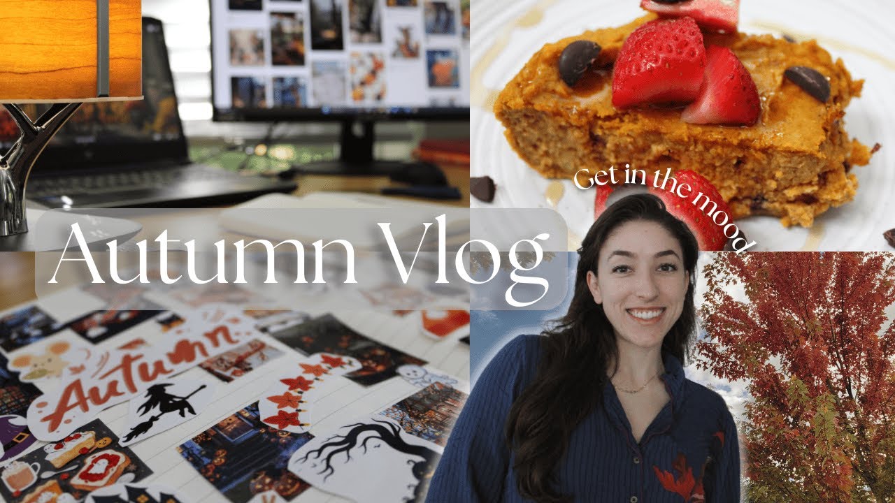 Get in the Mood for AUTUMN Vlog  🍂 | Journaling, Pumpkin Baking, Cinnamon Scrub, Fall Running + more