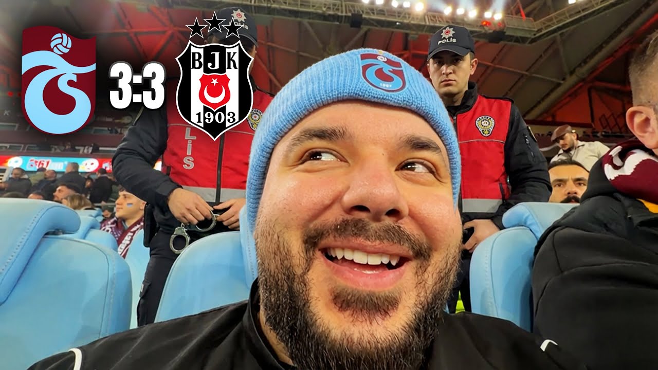 VERHAFTET IM STADION 👮🏻‍♂️🚨 TRABZON 3:3 BESIKTAS | LIVE AUS DEM STADION